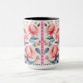 Mug Luxury Pink Roses Beautiful Modern Collection (Centre)