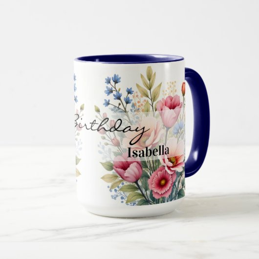 Mug Luxury Popular Wildflowers Beautiful Collection (Devant droit)