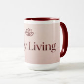 Mug Lvely Living (Devant droit)