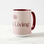 Mug Lvely Living (Devant droit)