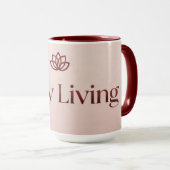 Mug Lvely Living (Devant droit)