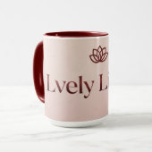Mug Lvely Living (Devant gauche)