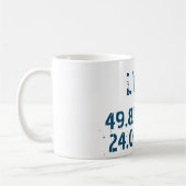 Mug Lviv Ukraine Latitude & Longitude désistée (Gauche)