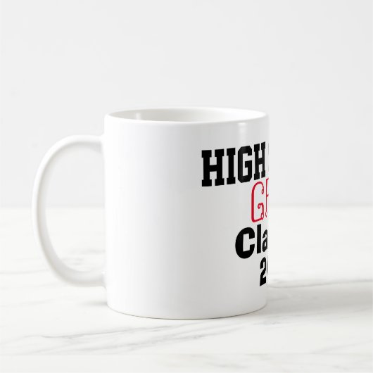 Mug Lycée Classe de l'année (Gauche)