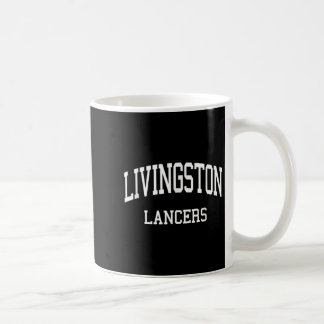 Mug Lycée De Livingston Hs Livingston Nj Sport Rétro