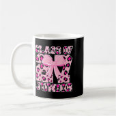 Mug Lycéenne junior léopard rose bow girly haute de la (Gauche)
