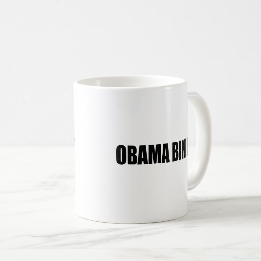 Mug Lyin de poubelle d'Obama (Devant droit)