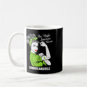 Mug Lymphome guerrier non-hodgkiné Conscience indestru (Gauche)