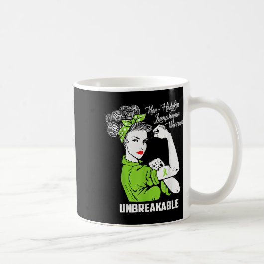 Mug Lymphome guerrier non-hodgkiné Conscience indestru (Droite)