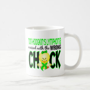 Mug Lymphome non Hodgkinien sali avec le poussin faux