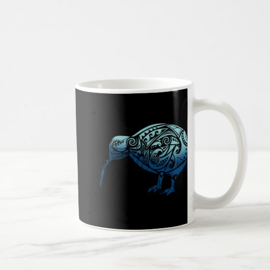Mug Lynesia Maori Kiwi Bird Ocean Blue New Zealand  (Droite)