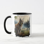 Mug Lynx dans une clairière de forêt  (Gauche)