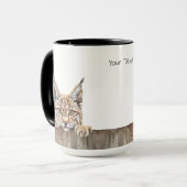 Mug Lynx du désert - Musique de chat (Devant gauche)