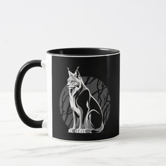 Mug Lynx noir et blanc (Gauche)