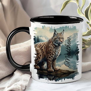 Mug Lynx roux dans le Rock Mountain Wilderness
