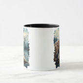 Mug Lynx roux dans le Rock Mountain Wilderness (Centre)