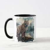 Mug Lynx roux dans le Rock Mountain Wilderness (Gauche)