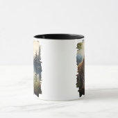 Mug Lynx roux dans une clairière de forêt (Centre)