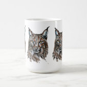 Mug Lynx - Spirit Animal, Aquarelle Totem Joga Guide (Centre)