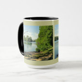 Mug Lyon, France Paysage (Devant gauche)