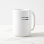 Mug lyrique MemoryUs « The Space We Honor » (Devant droit)
