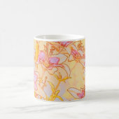 Mug Lys d'automne - Aquarelle numérique (Centre)