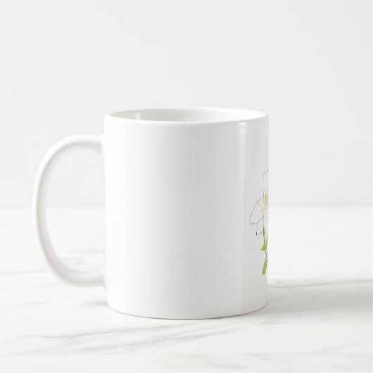 Mug Lys de Pâques blancs (Gauche)