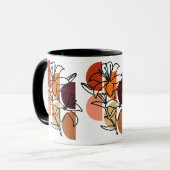 Mug Lys de tigre avec palette de couleurs (Devant gauche)