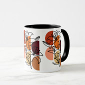Mug Lys de tigre avec palette de couleurs (Devant droit)