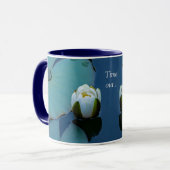 Mug Lys d'eau blanche dans l'étang - bien-être (Devant gauche)