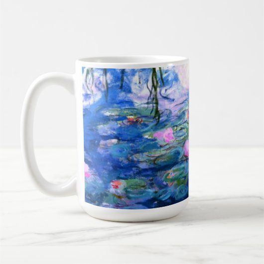 Mug Lys d'eau rose Monet (Gauche)