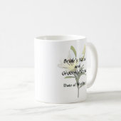 Mug Lys Jaune Pâle et Boutons (Devant droit)