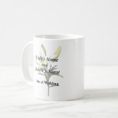 Mug Lys Jaune Pâle et Boutons (Devant gauche)