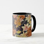 Mug Lys Orange, Jaune, Blanc (Devant droit)
