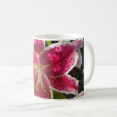 Mug Lys roses fleurs tropicales roses rose (Devant droit)