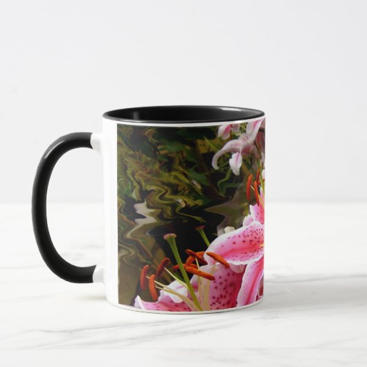 Mug Lys Stargazer Rose (Gauche)
