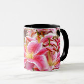 Mug Lys Stargazer Rose (Devant droit)