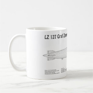 Mug LZ 127 Graf Zeppelin - Plan directeur des navires
