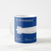 Mug LZ 129 Hindenburg - Plan directeur des avions ABD (Devant gauche)