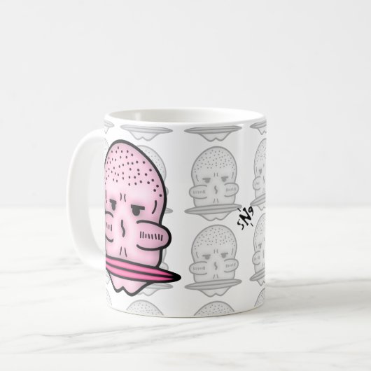 Mug M. Big Cheekbones et même plus grande bouche v3 (Devant gauche)