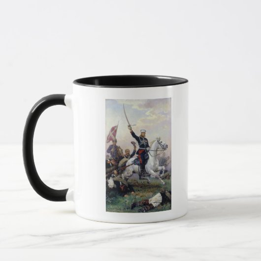 Mug M.D. Skobelev général dans le Russe-Turc (Gauche)