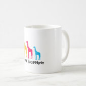 Mug M est pour maman Zookeeper (Devant droit)