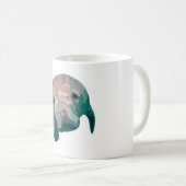 Mug M est pour Manatee (Devant droit)