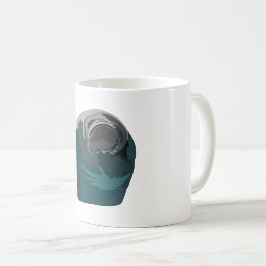 Mug M est pour Manatee (Devant droit)