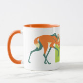 Mug M est pour Maned Wolf (tangerine) (Gauche)
