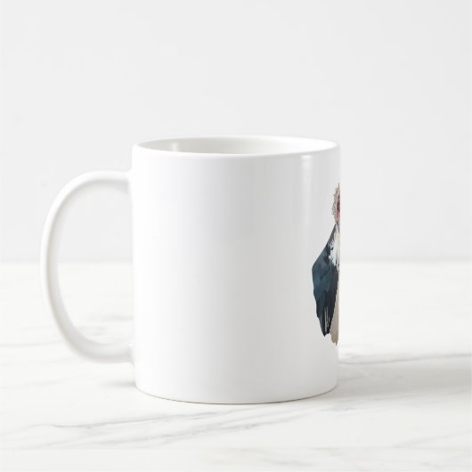 Mug M est pour Marabou Stork (Gauche)