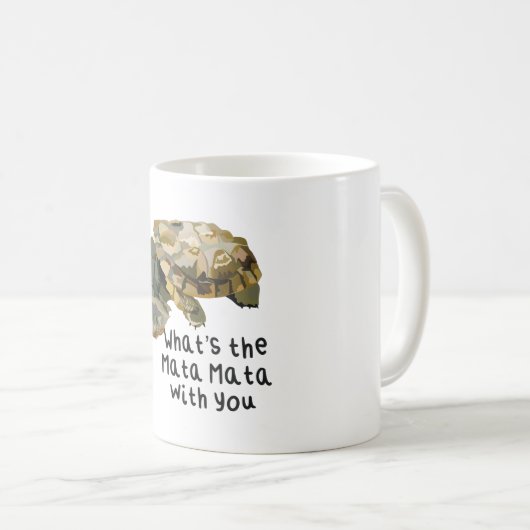 Mug M est pour Mata Mata Turtle (Devant droit)