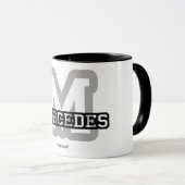 Mug M est pour Mercedes (Devant droit)
