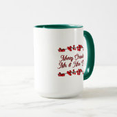 Mug M. et Mme Clause Joyeux Noël (Devant droit)
