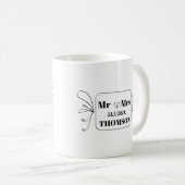 Mug m. et mme monogram (Devant droit)